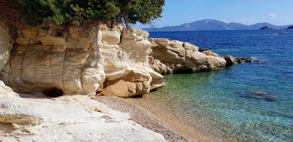The beach nearby